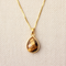 Sahara Tijgeroog Ketting – 925 Zilver Gold Plated